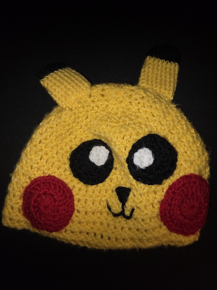 Crochet Pikachu Hat