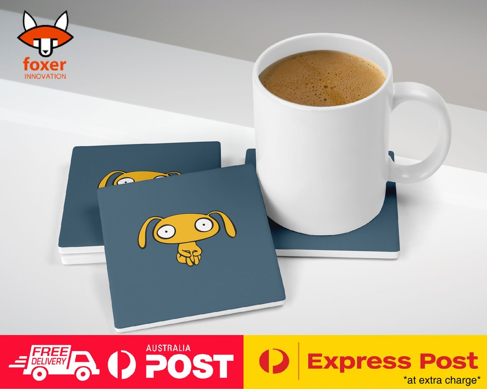 COASTER COFFEE DRINKING MAT|MINIMALIST BUNNY RABBITS 3
