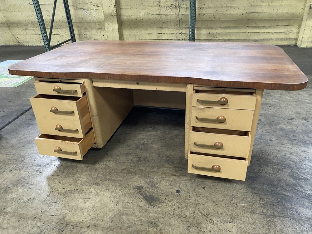 Vintage Mid-Century Modern Stow Davis Desk
