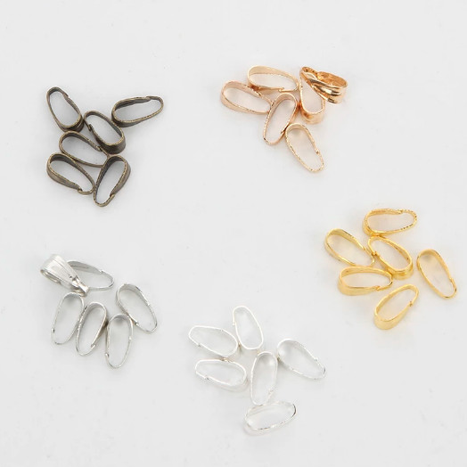 100pcs Melon Seed Button Clasps Beads Charms Pendant Connector Accessories