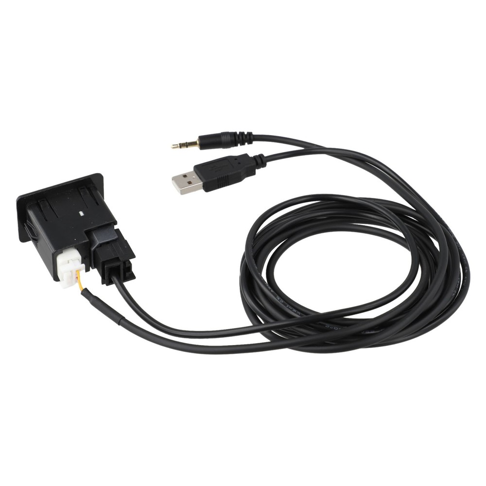For Nissan 2013 2019 AUX Interface with USB Cable for Audio Connection
