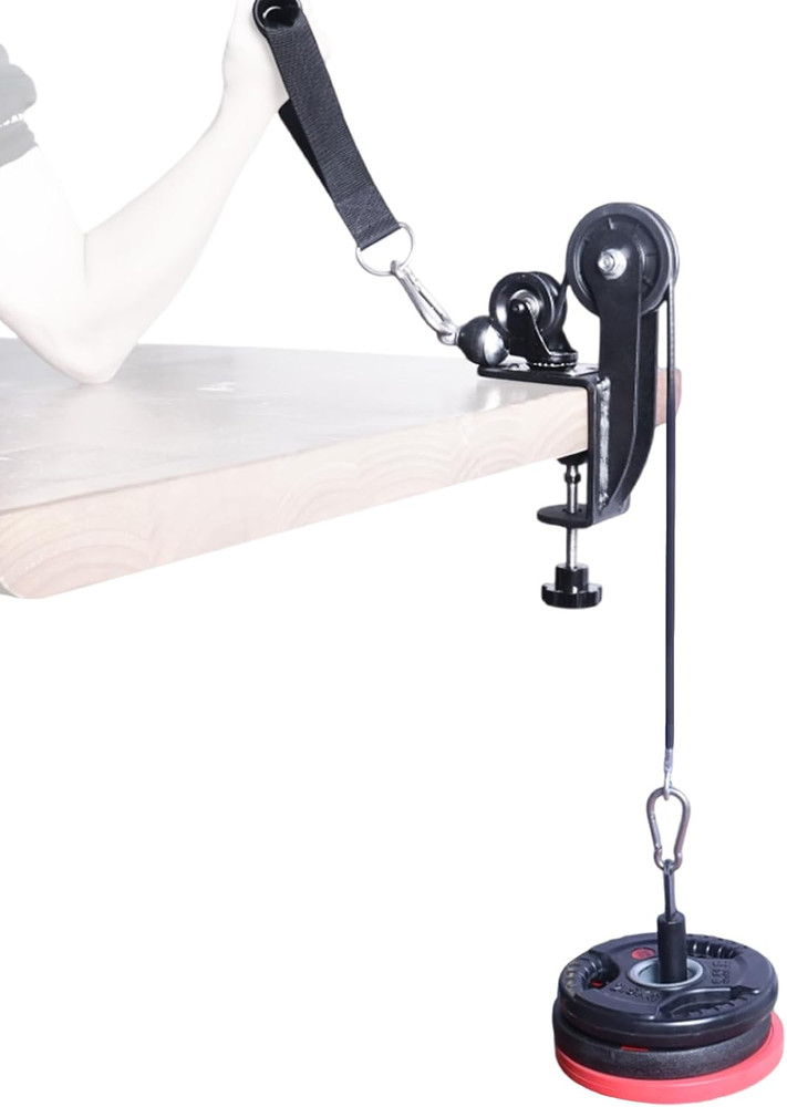 Arm Wrestling Training Pulley System Professional, Forearm Workout Table Equipme
