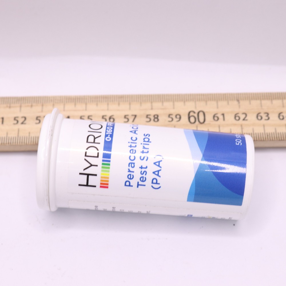 (50-Pk) Peracetic Acid Single Factor Test Strip 0-160ppm Range - Missing 1