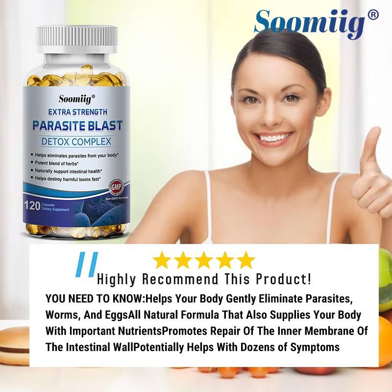 Extra Strength Parasite Blast Detox Complex Helps Destroy Harmful Toxins Fast