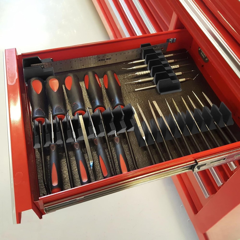 40X Magnetic Modular Wrench Organizer Compact Tool Storage Slots hold Tools SAE