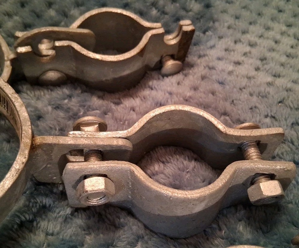 5 Pk Galvanized Chain Link Fork Latches, 1-3/8" x 2-3/8"