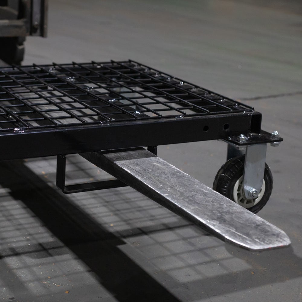 Titan Attachments Heavy-Duty Rolling Platform Base with Fork Pockets