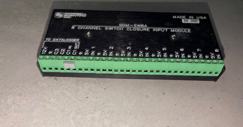 Campbell Scientific SDM-SW8A 8-channel Switch Closure input Module