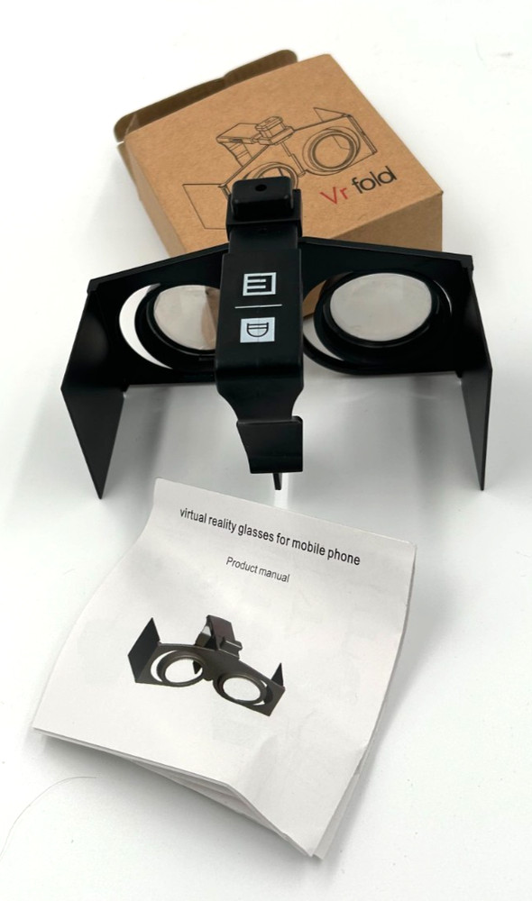 VRFOLD Folding VR Glasses 3D Virtual Reality for mobile phones