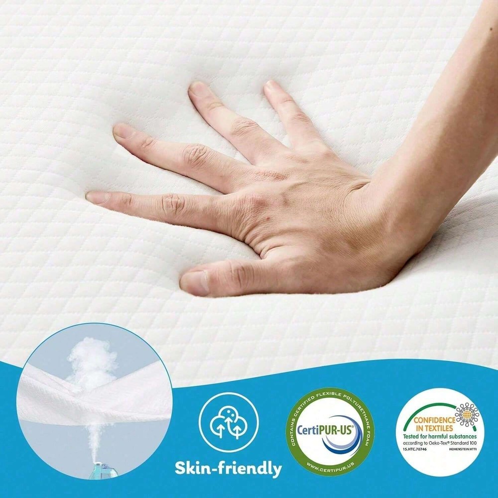 Folding Mattress, 3 Inch Tri-Fold Memory Foam Mattres