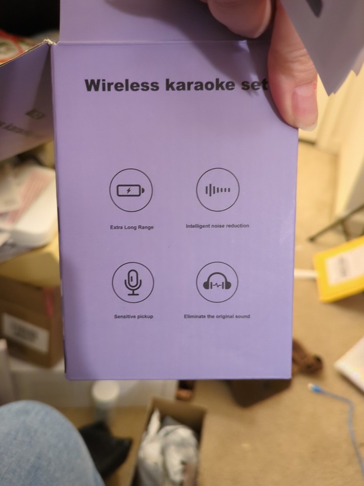 wireless bluetooth karaoke microphone Speaker