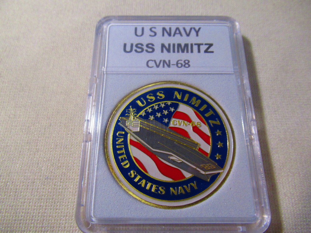 US NAVY - USS NIMITZ CVN-68 Challenge Coin
