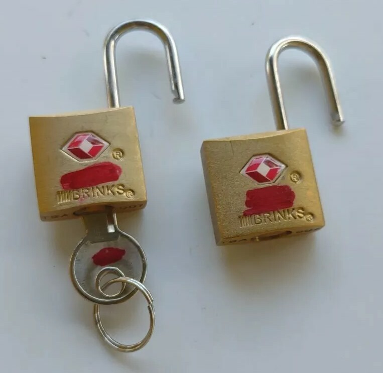 Master U-Haul Brinks Paddle Lock Assorted Lot