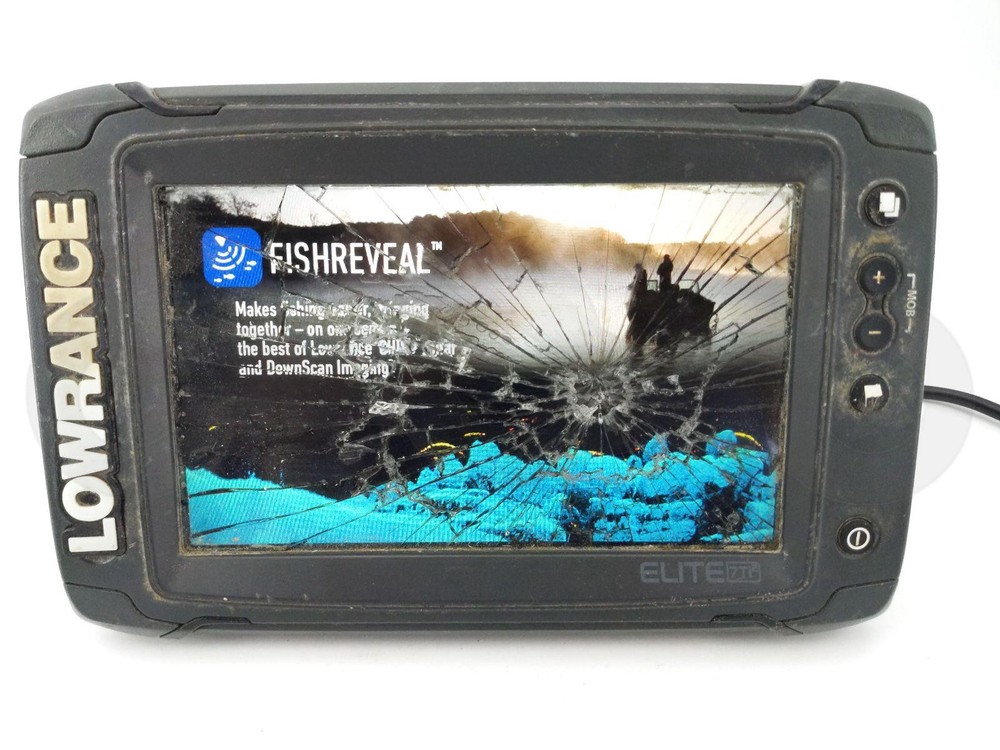 LOWRANCE ELITE 7 TI2 GPS BOAT FISHFINDER MULTIFUNCTION CHARTPLOTTER SCREEN UNIT