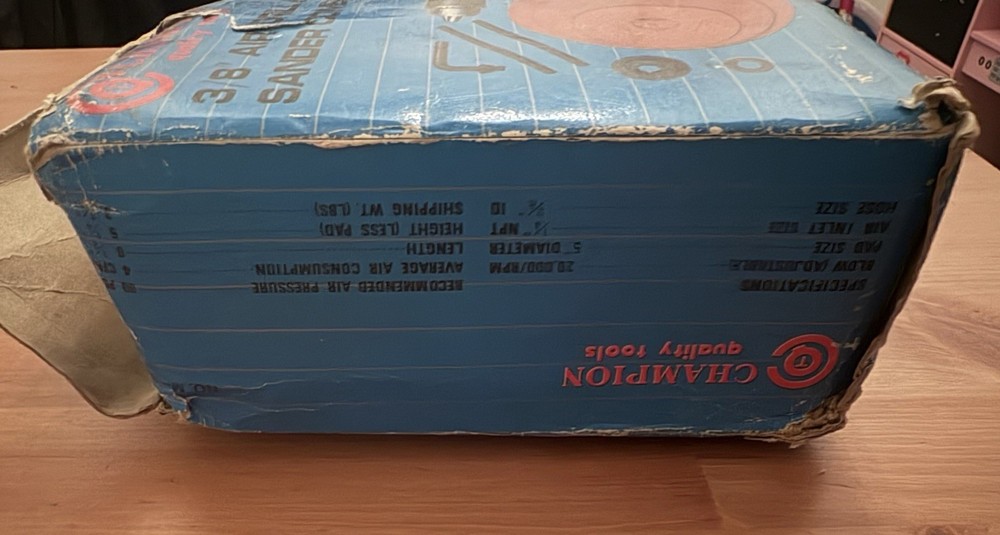 Champion Quality tools 3/8” Air Drill & Sander Combination