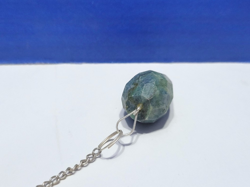 Vintage Ruby in Fuchsite Pendulum for Dowsing