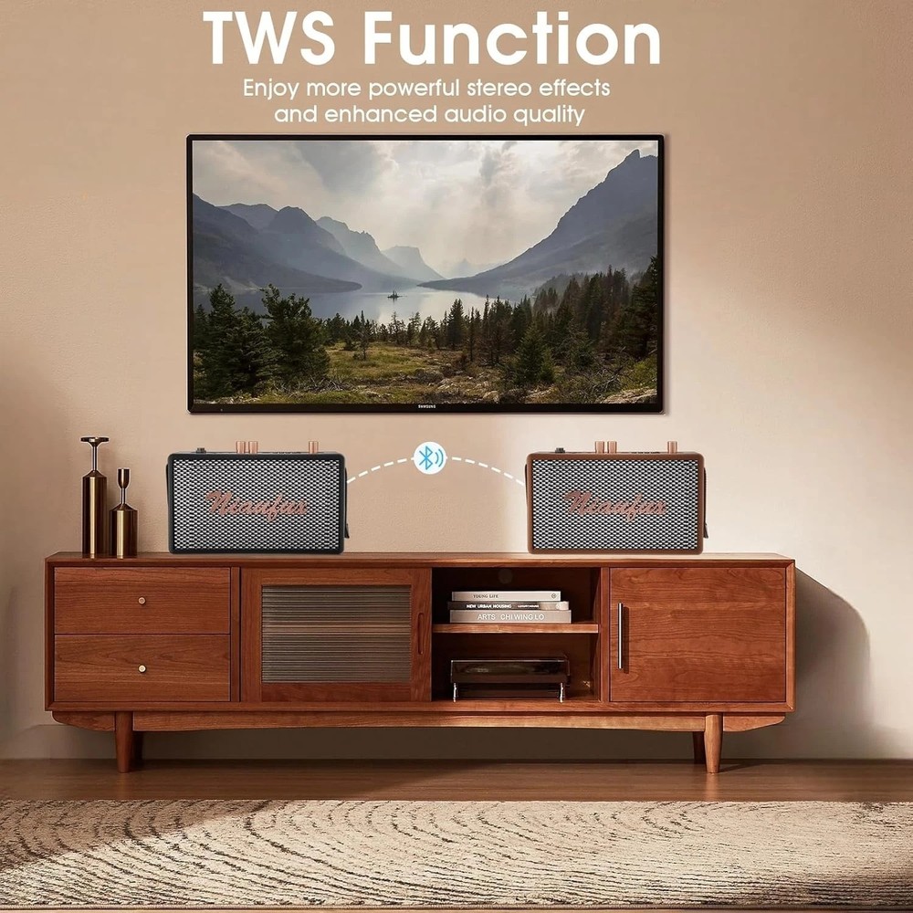 Portable Karaoke System with 2 Microphones