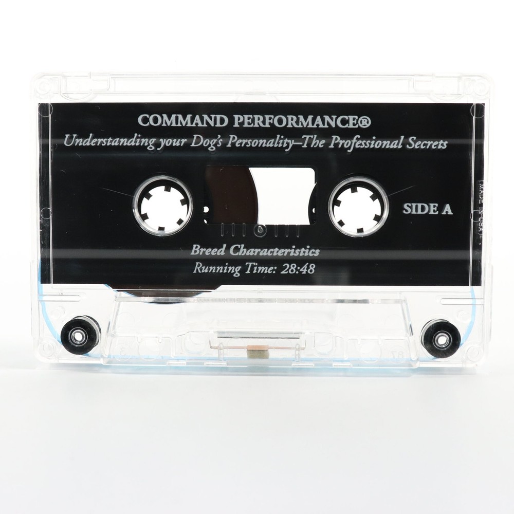Command Performance: Understanding Your Dog's Personality Cassette David Dikeman