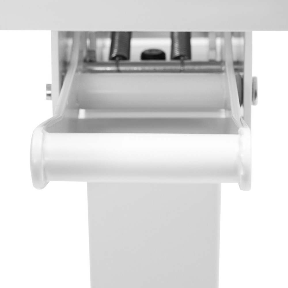 Adjustable Rolling Desk Rolling Podium Desk Standing Lifting Computer Desk White