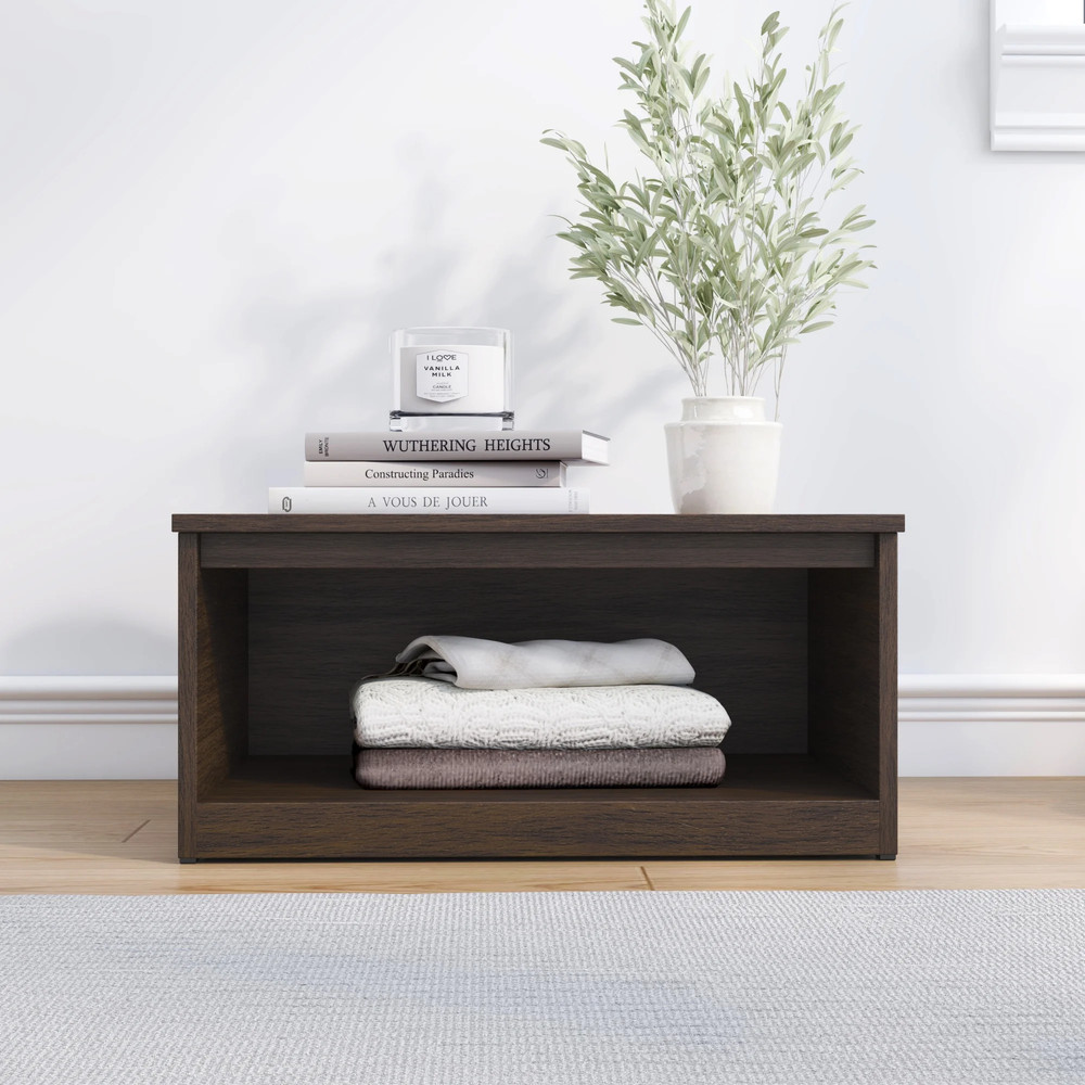 Ardent Open Shelf Modular Storage System, Walnut