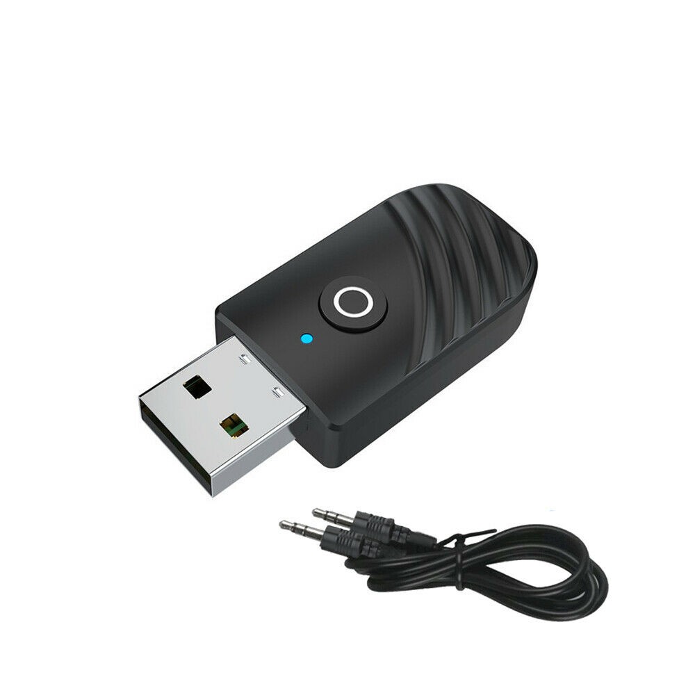 3in1 Wireless USB Bluetooth 5.0 Audio Transmitter Receiver Adapter For PC TV Car