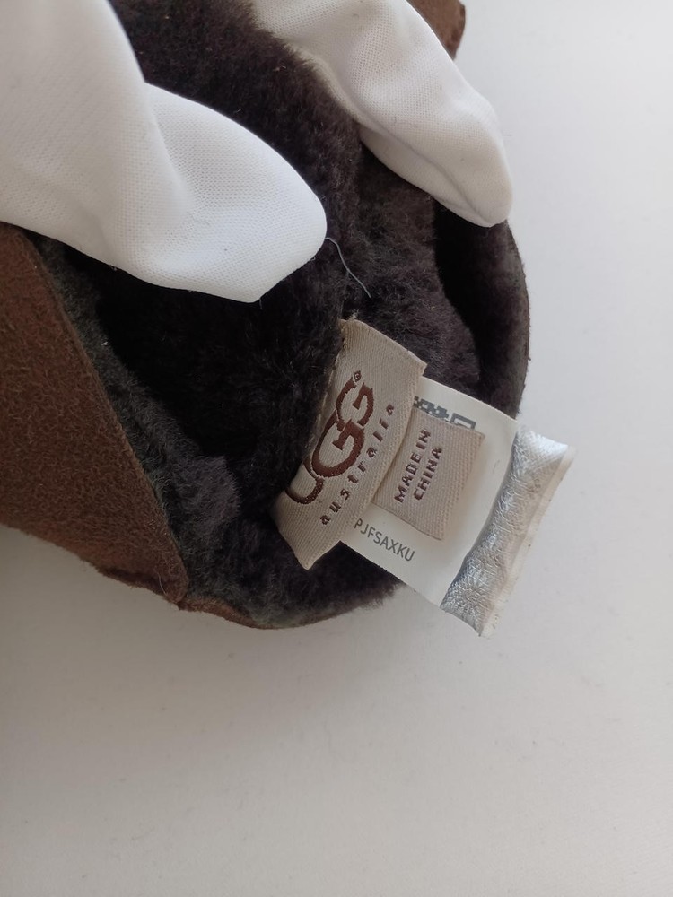 Shearling Gloves With Ugg Tag
