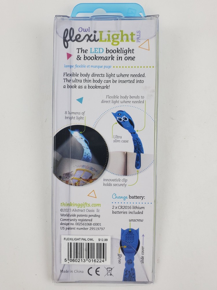 Owl Book Light : Flexilight Pal Reading Light 2 In 1 Bookmark Clip On LED Reader