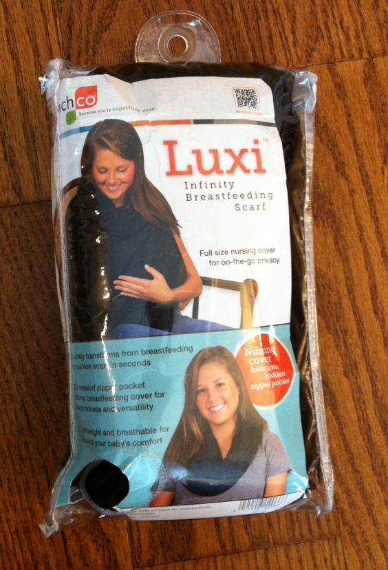 NEW Luxi Infinity Scarf Nursing Breastfeeding Black