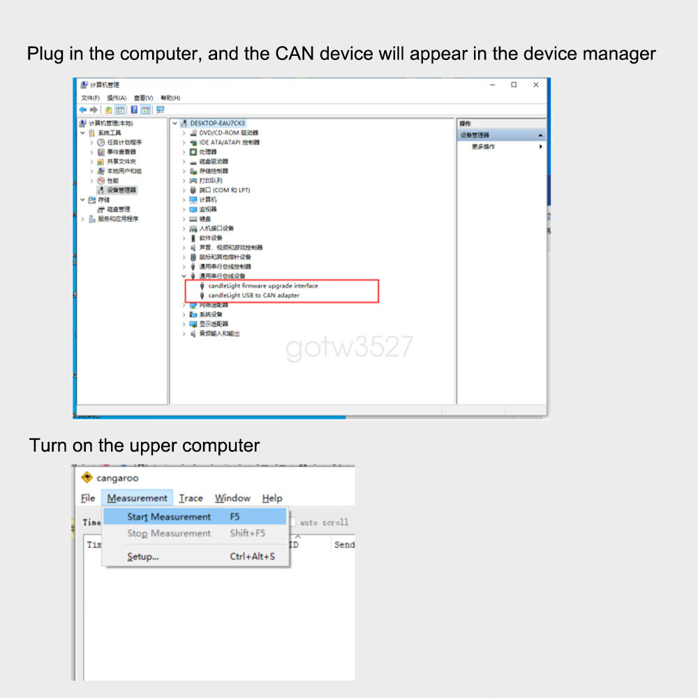 USB to CAN Module ADM3053 Isolation Version CAN Bus Debugging Assistant w/ Shell