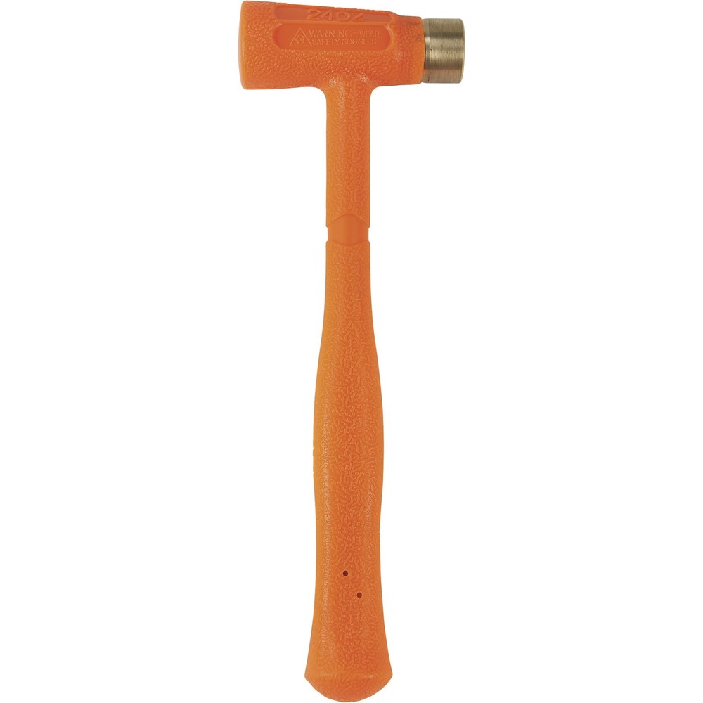 Klutch Brass Dead Blow Hammer, 24-Oz.