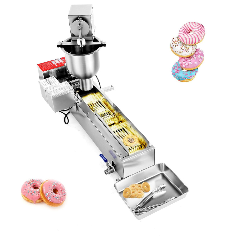 Commercial Automatic Donuts Machine, Single Row Donuts Making Equipment, Stainle
