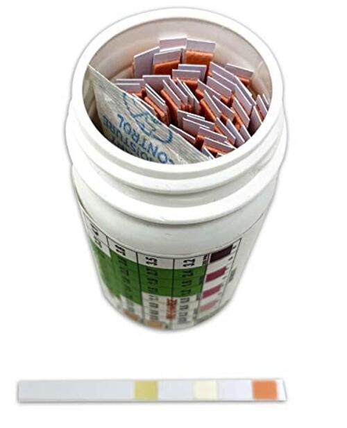 CC2602 Coolant Test Kit, 3-Way Test Strip, 50/bottle
