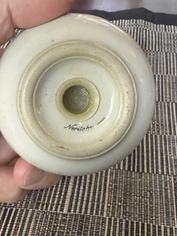 Noritake Stoneware Pepper Shaker Painted Desert Blue Brown Pottery Glazed