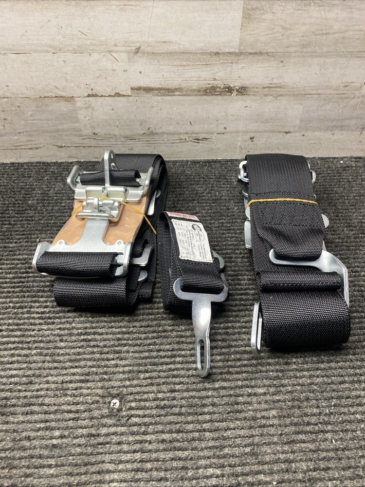 G-FORCE Latch and Link Individual Shoulder Harness Sets 6000BK - Black
