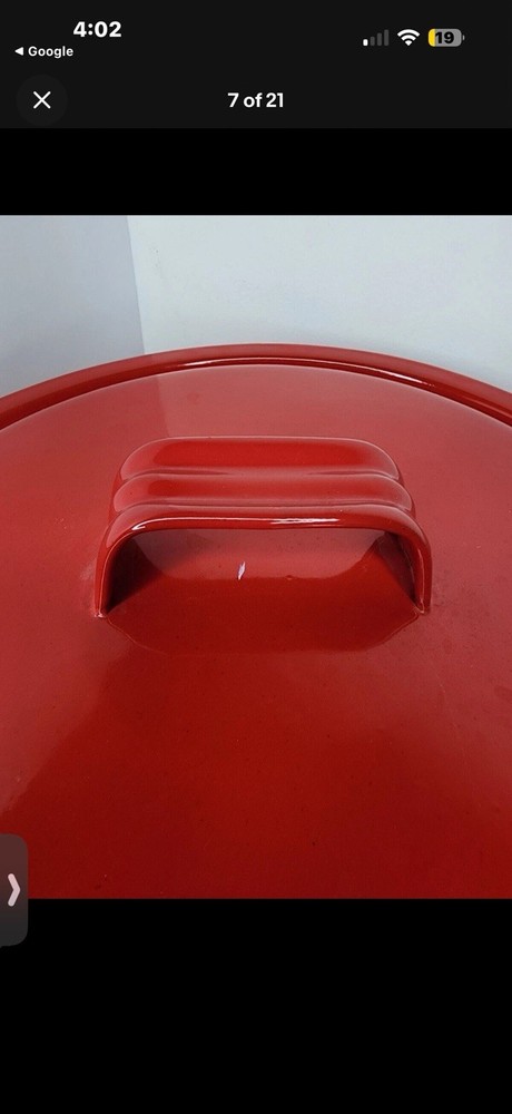 Vintage Red Enamel Beverage Dispenser
