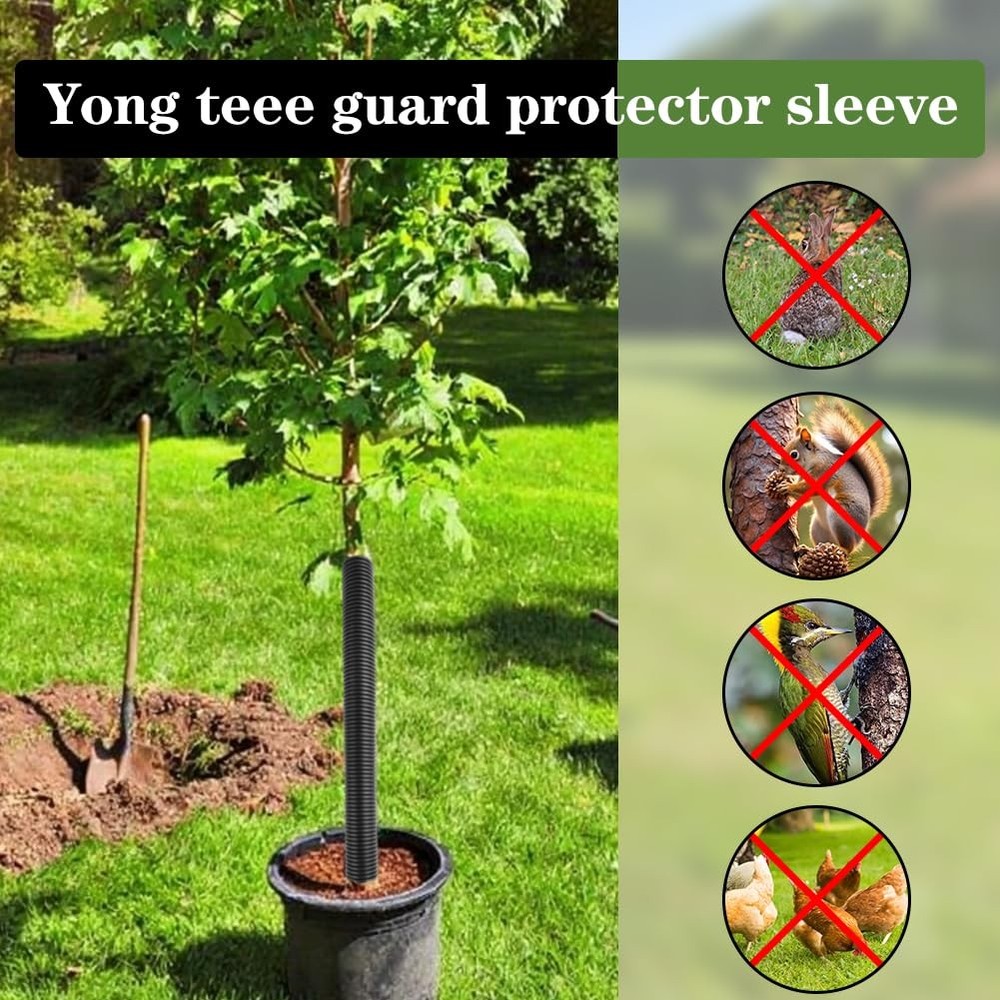 12 PCS Tree Trunk Protector Guard Set 2 Sizes for Sapling Bark