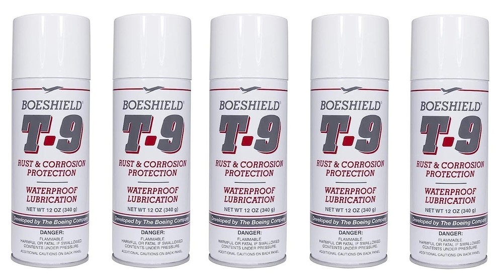 5 Pack Boeshield T-9 Rust & Corrosion Protection Waterproof Lubrication 12oz