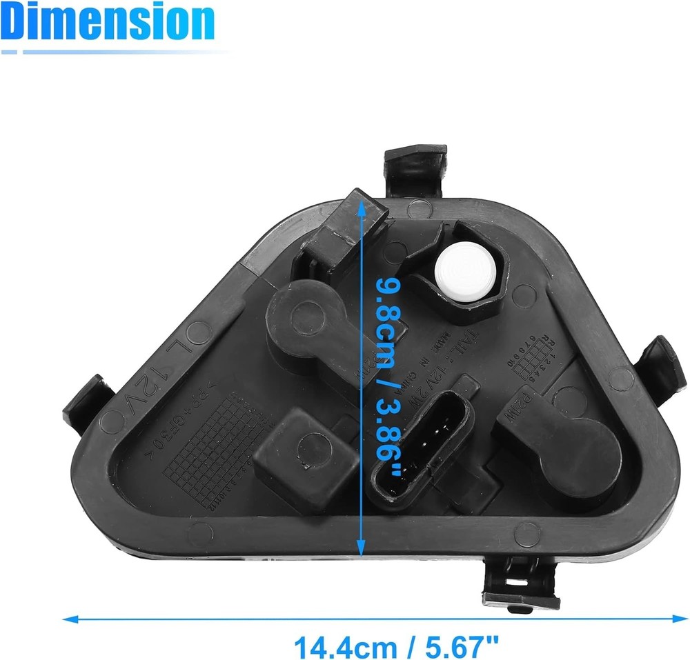 1 Set Rear Left Tail Light Lamp Rear Panel Bulb Socket W/Plug for BMW 320i