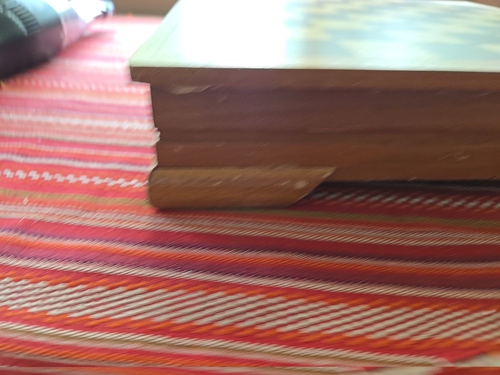 Vintage Glazed Ceramic Duncan Complete Chess Set With Board