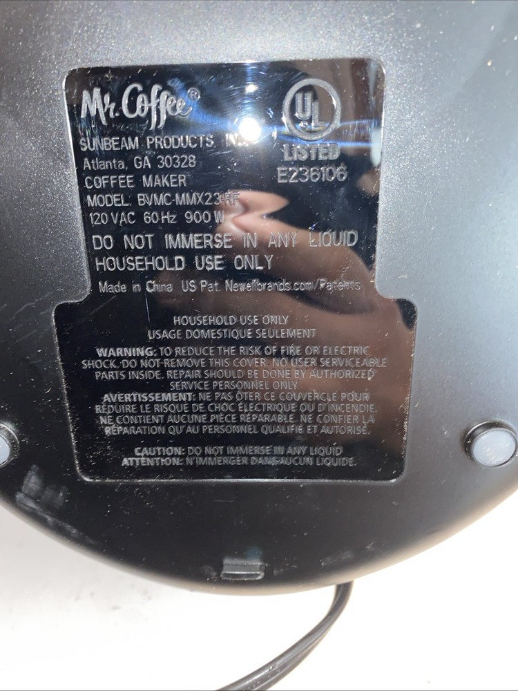 Mr. Coffee 12-Cup Programmable Coffee Maker Black BVMC-MMX23-RF Used Once!
