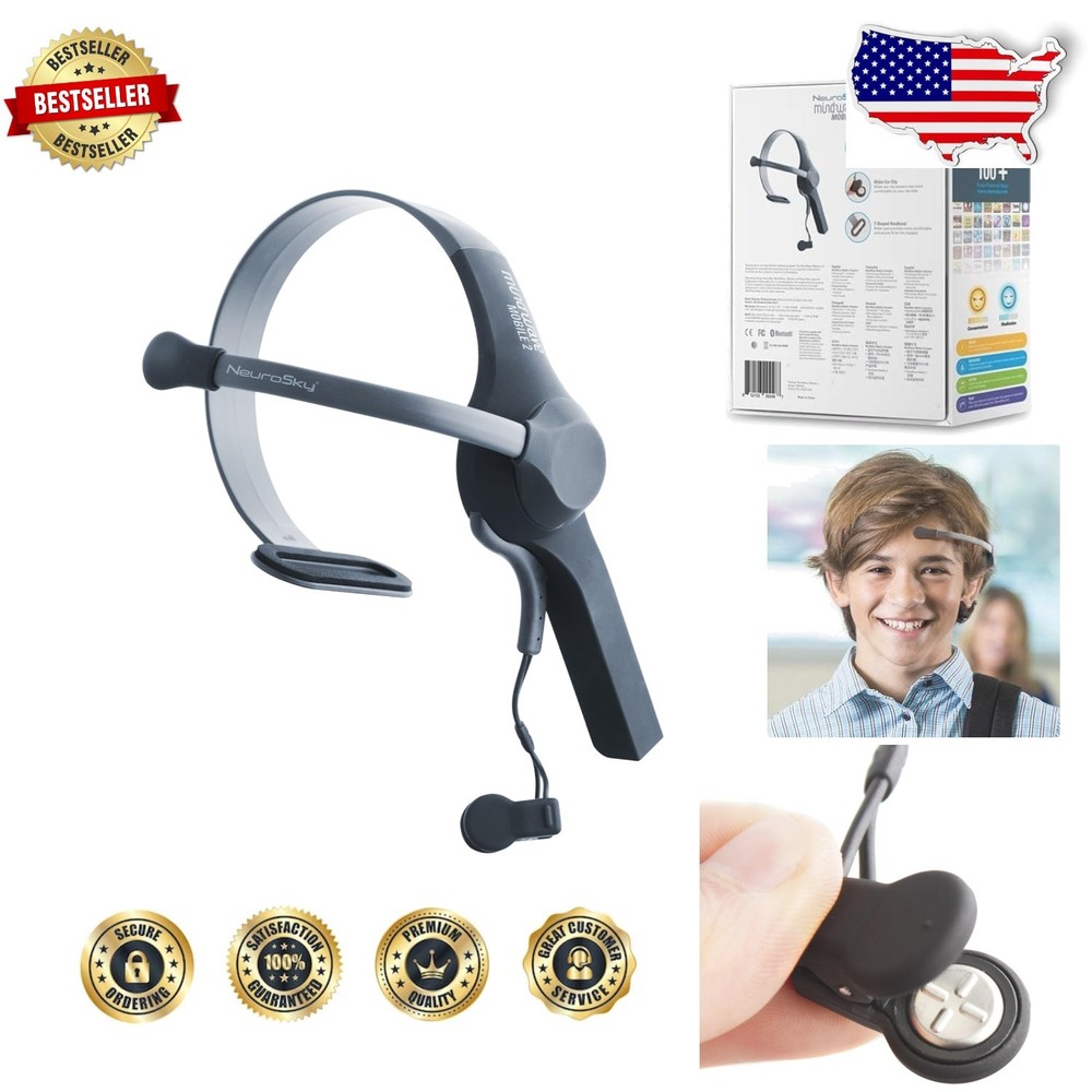 MindWave Mobile 2 EEG Headset - Wireless Bluetooth Brainwave Meditation Trainer