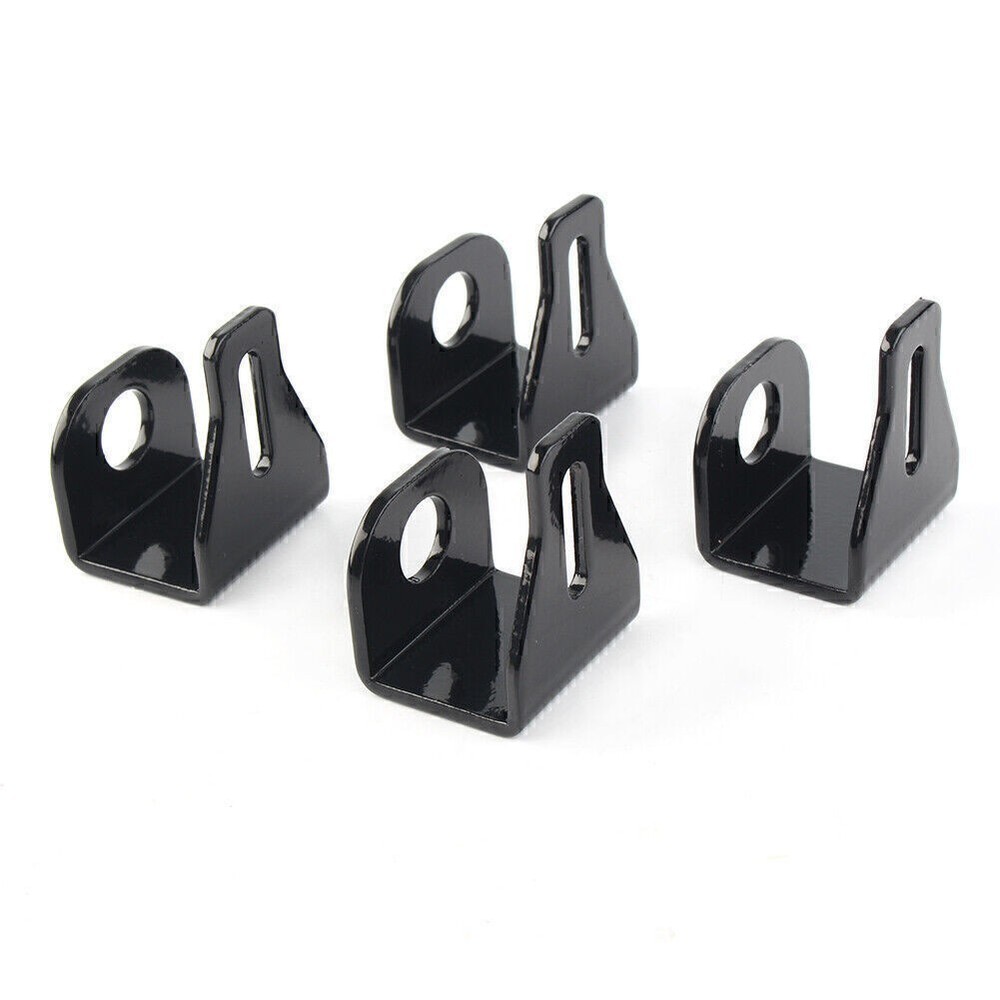 Set Saddlebag Lock Mounting Security Theft Deterrent Brackets For Harley Touring