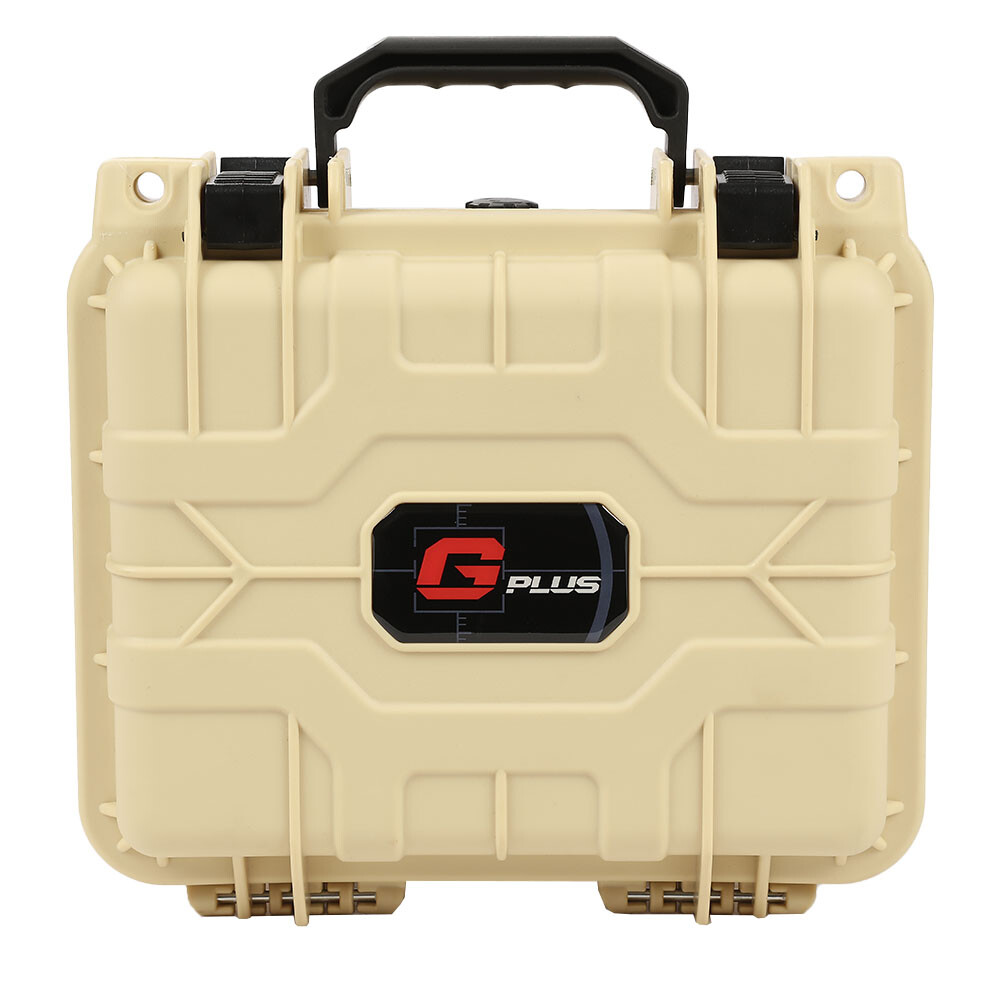 Beige Graded Card Storage Box Deep Travel Size Waterproof Case Slab Protector