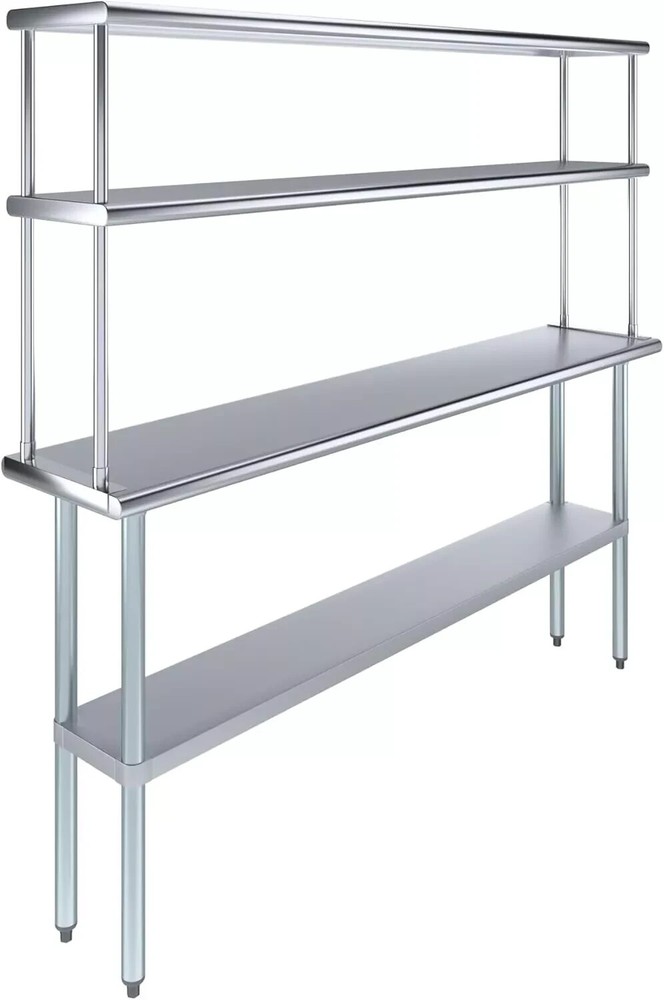NSF Commercial Kitchen Prep & Work Table, Heavy Duty Stainless Steel Work