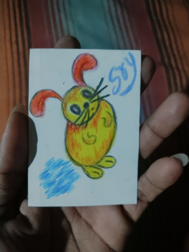 original hand wark drawing deco card /sorry 3.5×2.5