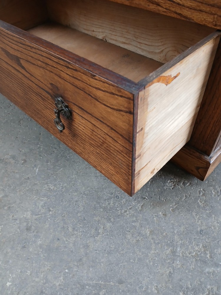 Oak Blanket Box Oak Bedding Box on casters
