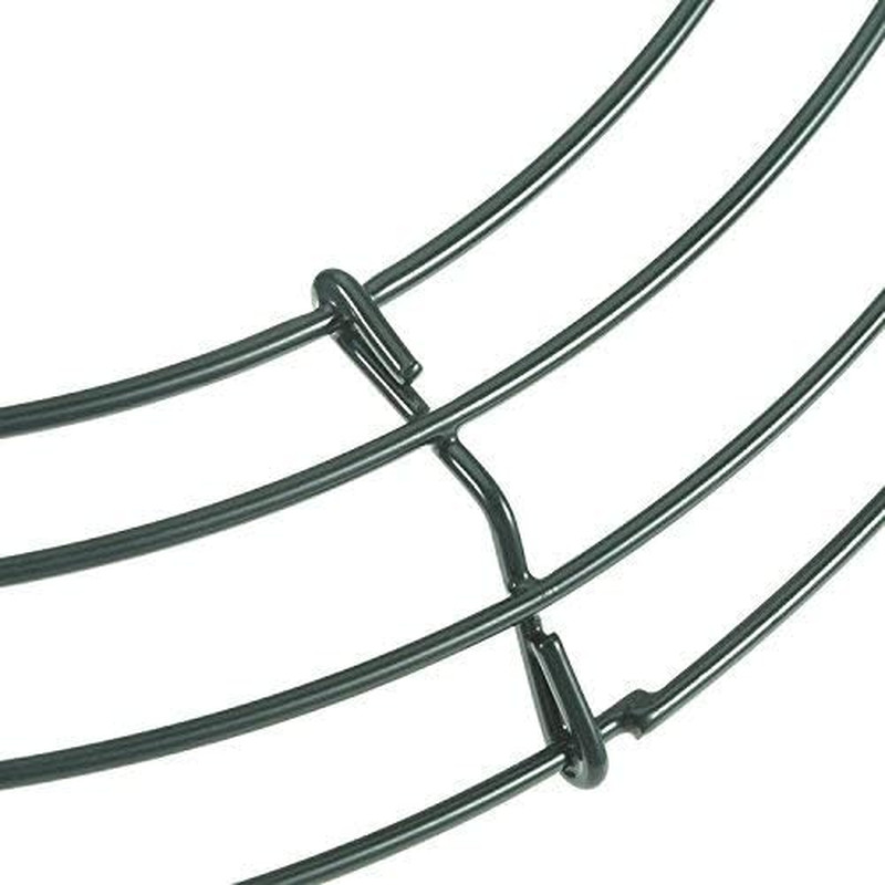 2 Pack Wreath Wire Frame Metal Wire Wreath Base Making Rings round Forms for Han