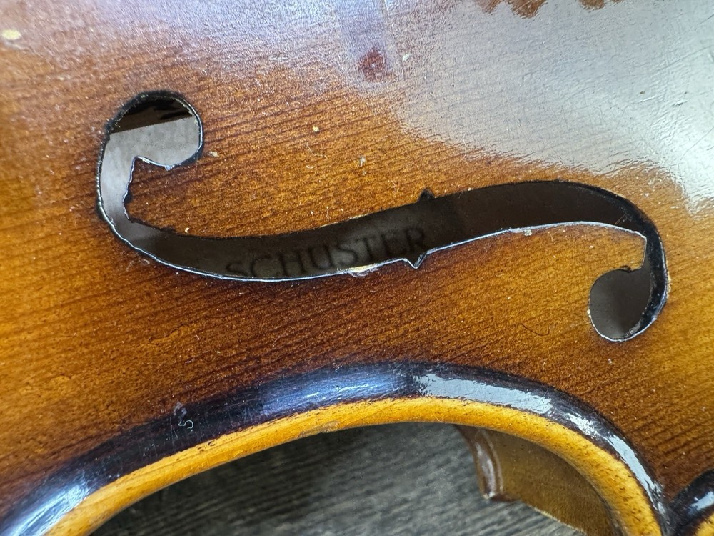 schuster violin Vintage With Case