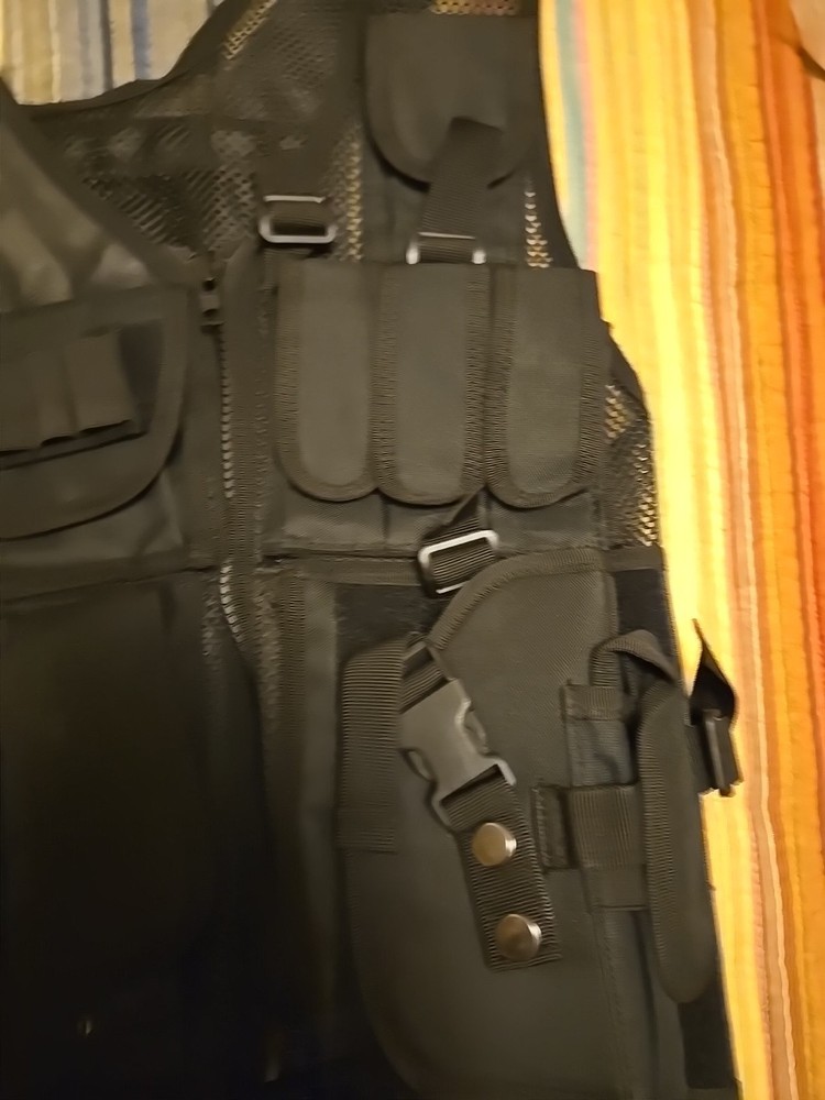 Black Tactical Vest NEW!!!