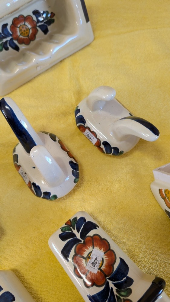 8 Piece Talavera Bathroom Set